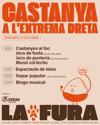 Castanyada popular al Casal Popular La Fura