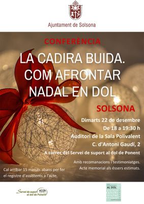 CONFERÈNCIA: "La cadira buida. Com afrontar Nadal en dol"