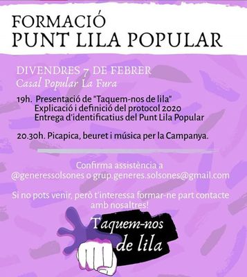 Formació del Punt Lila Popular