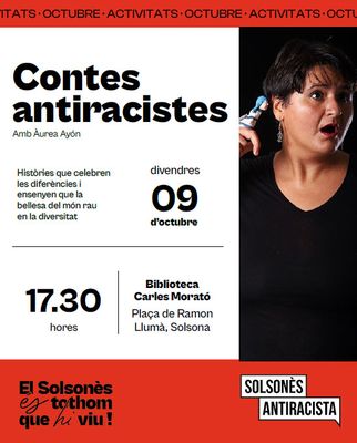 La biblioteca acull una sessió de contes antiracistes amb Àurea Ayón
