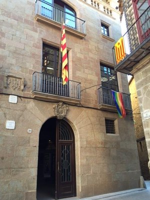 El consistori solsoní se suma al Dia internacional de l’orgull gai i lèsbic amb la bandera multicolor