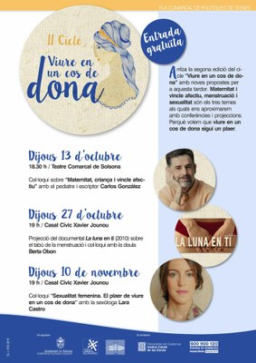 El pediatre Carlos González estrena el segon cicle ‘Viure en un cos de dona’ a Solsona 