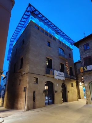 L’ajuntament solsoní es tenyeix de blau tot el cap de setmana per sensibilitzar la societat sobre la diabetis
