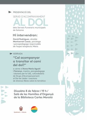 L’Ajuntament solsoní presenta el nou Servei d’Acompanyament al Dol