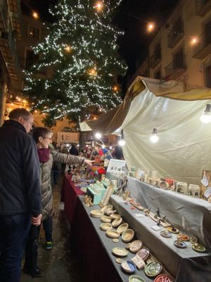 La desena Fira del Tió de Solsona es consolida com la més participada malgrat el temps  