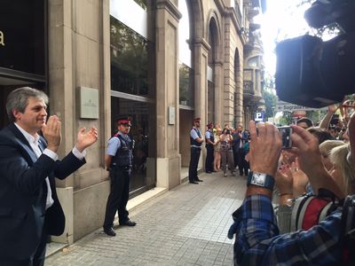 (ARXIU) Rodríguez, el 28 de setembre a la sortida de la Fiscalia