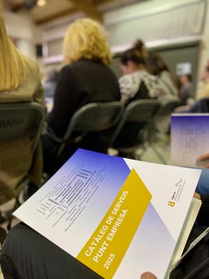 Trobada anual del teixit empresarial, ahir a Clariana de Cardener