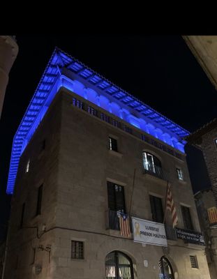 L'ajuntament es vesteix de blau avui per la població afectada de diabetis