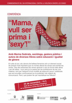 Marina Subirats parlarà dimecres a Solsona de l’impacte dels cànons de bellesa en les nenes 