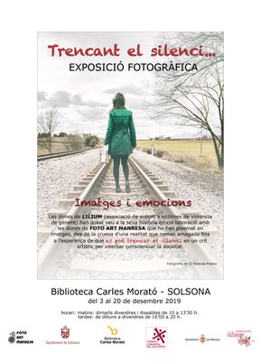 Solsona commemora durant prop d’un mes el Dia internacional contra la violència masclista