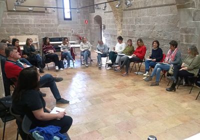 Presentació del programa el març passat en el si de la taula de treball publicoprivada del sector dels serveis a la gent gran del Solsonès