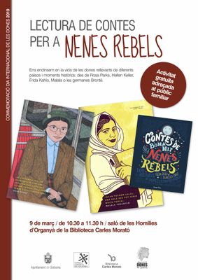 Solsona proposa una lectura de contes dissabte per commemorar el Dia Internacional de les Dones