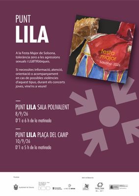 Tolerància zero a les agressions sexuals i LGBTIfòbiques a la Festa Major de Solsona