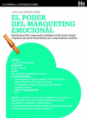 Últimes places per al cicle de lideratge femení sobre el màrqueting emocional